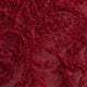 Maroon Lace Mock Neck Top
