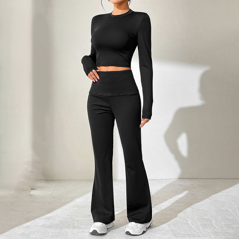 Black Top And Pant Co-Ord Set