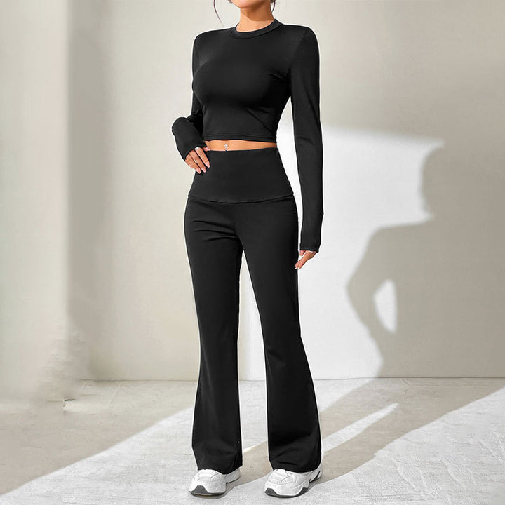 Black Top And Pant Co-Ord Set