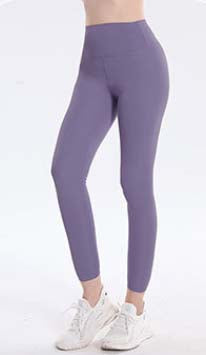 Purple Fitted Legging
