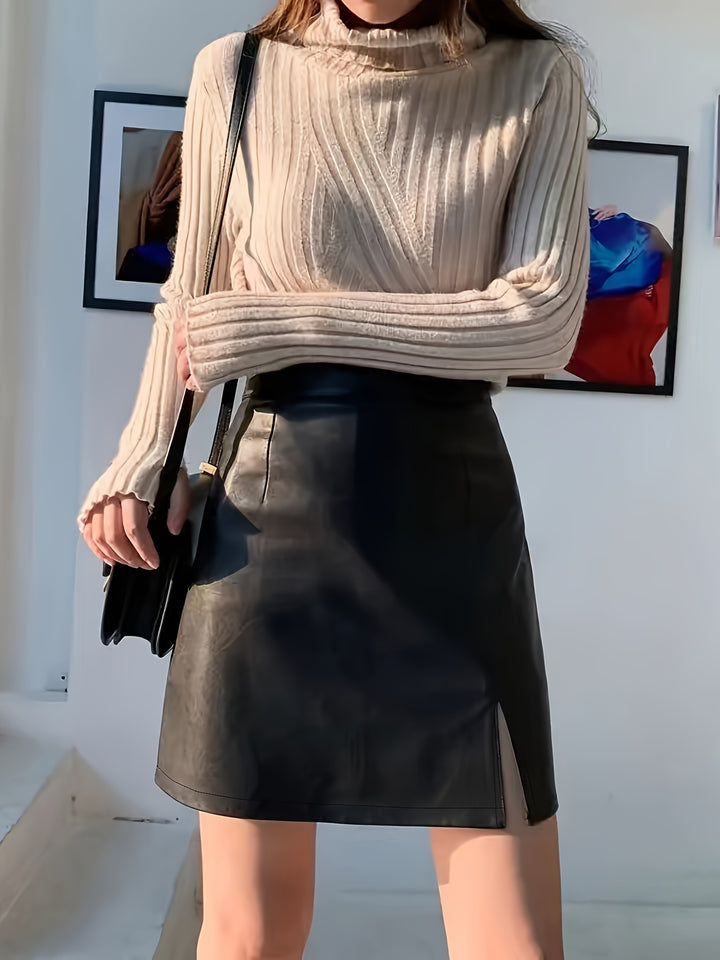 Pu Mini Skirt