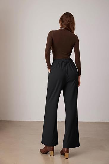 Straight Fit Black Trouser