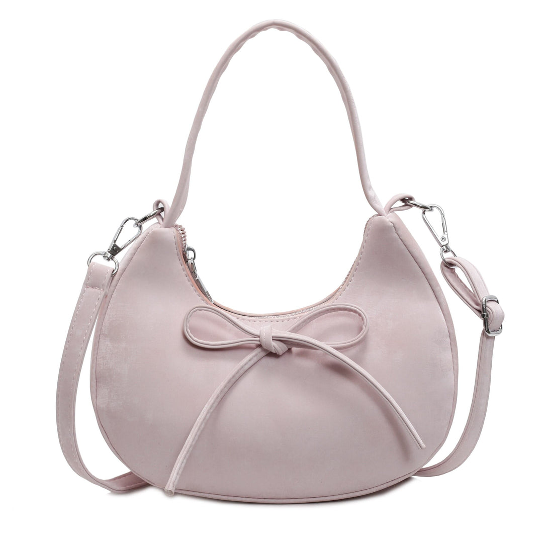 Pink Moon Lit Bow Cross Bag