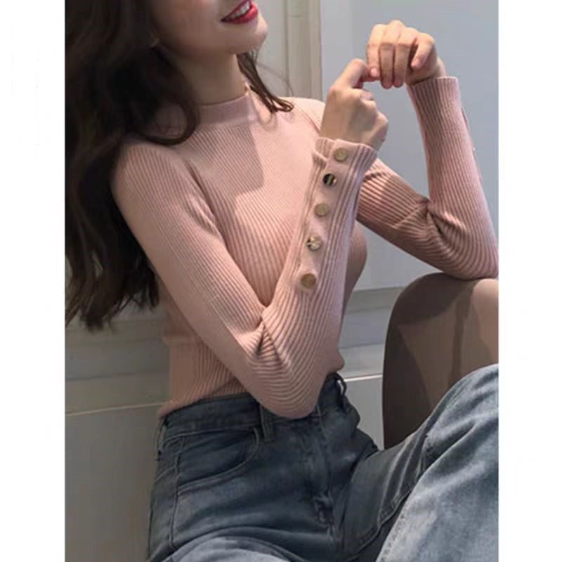 High Neck Pink Top