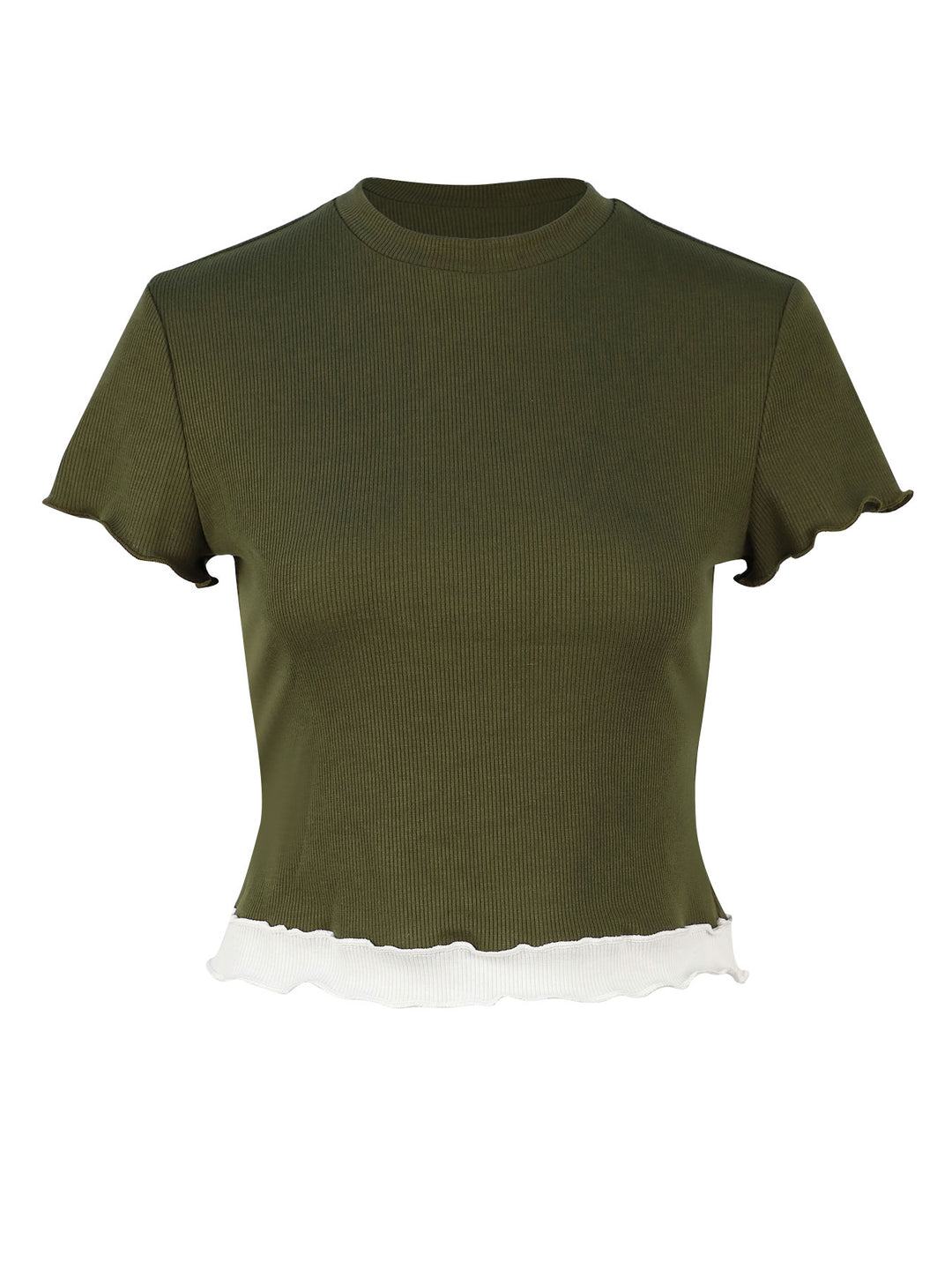 Green Slim Fit Tshirt