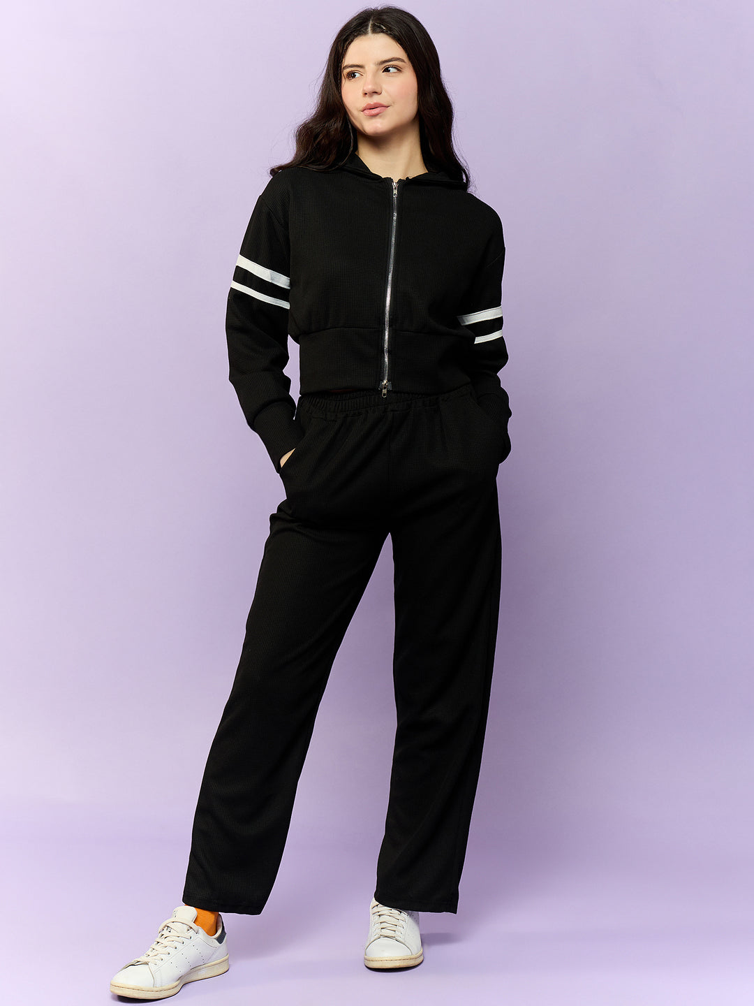 Solid Black Zipper Sets
