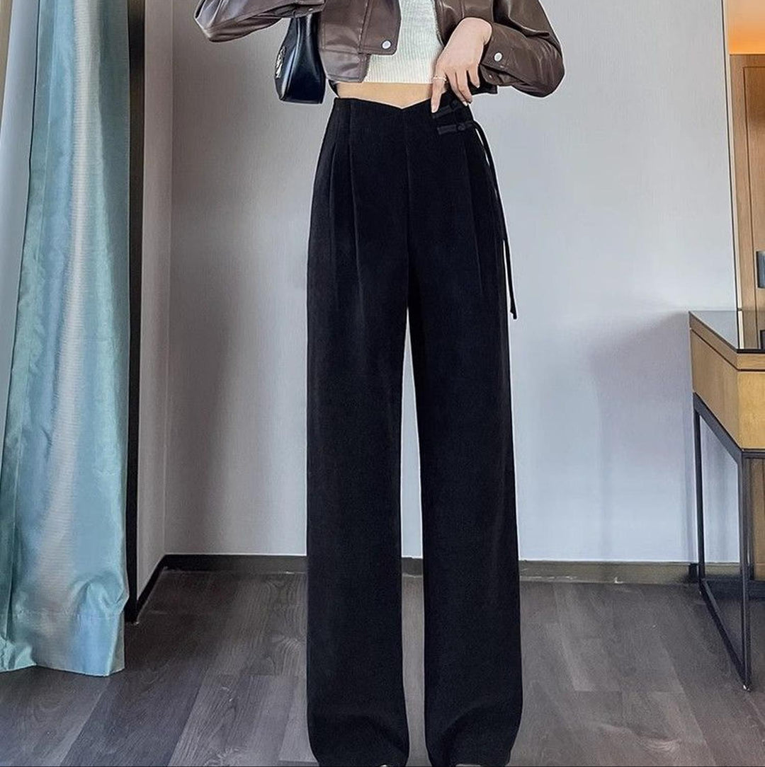 Black Trousers With Flare