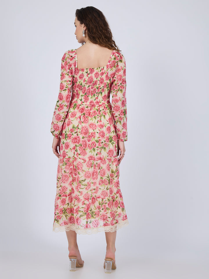 Multi Tiered Midi Dress