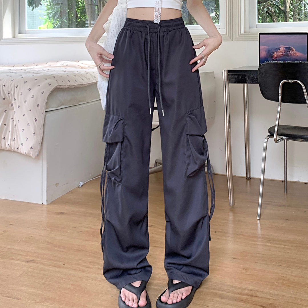 Charcoal Cargo Pocket Sweatpants