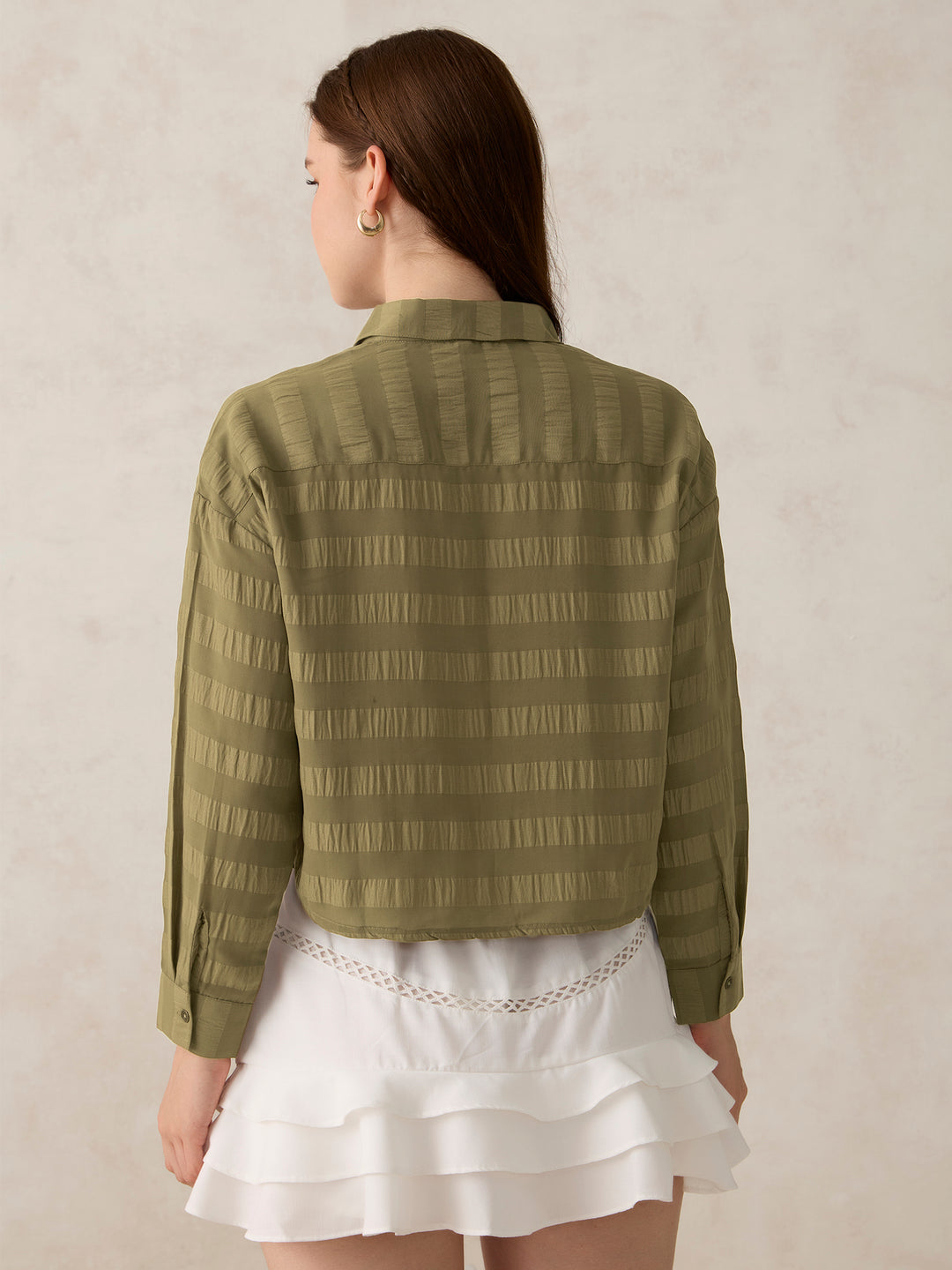Olive Double Pocket Shirt