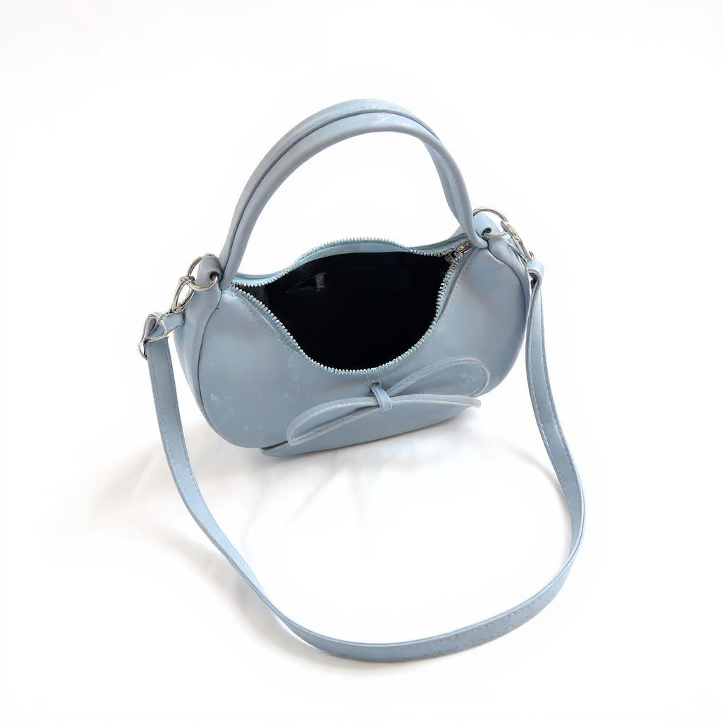 Blue Moon Lit Bow Cross Bag