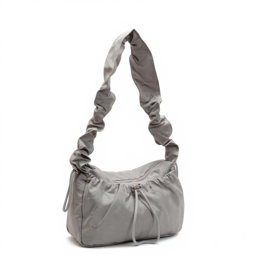 Grey Shopper Shoulder Bag